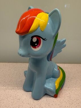 MY LITTLE PONY CERAMIC BANK - RAINBOW DASH